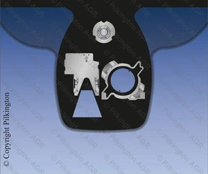 BMW 7 SERIES (F01/F02) 2010- лобовое стекло зеленое, камера, датчик дождя, HUD, VIN от Fuyao