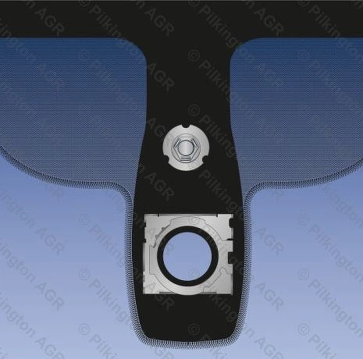 BMW 5 GT F07 5D HB 2009 - лобовое стекло зеленое + датчик дождя + HUD дисплей + Vin-окно