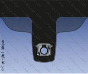 BMW 7 SERIES (F01/F02) 2012- лобовое стекло, антибликовое покрытие, датчик дождя (маленький), Head-Up Display, VIN от BENSON