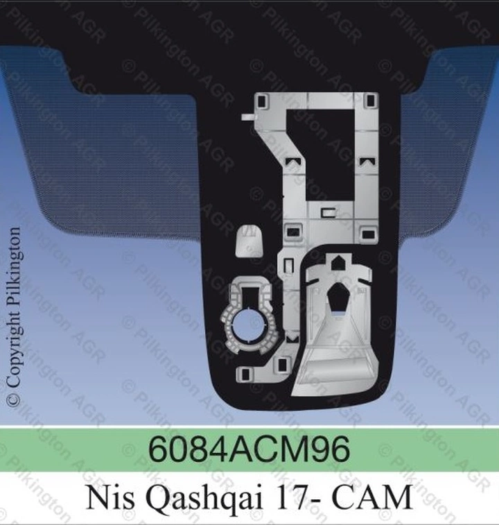 NISSAN QASHQAI P32S 2018- Стекло лобовое акустическое, камера, полный обогрев, ДД от Оригинал