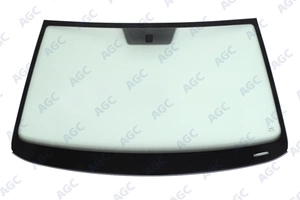 VW POLO SEDAN 4D 2009- Лобовое стекло зеленое, Vin (квадратный пятак) от NordGlass