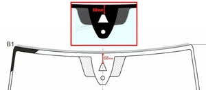 VW PASSAT B8 4D SAL/5D EST 2019-Стекло ветровое Зеленое + Шумоизоляция -Кам -ДД-VIN-Инкапс-изм камеры от Оригинал