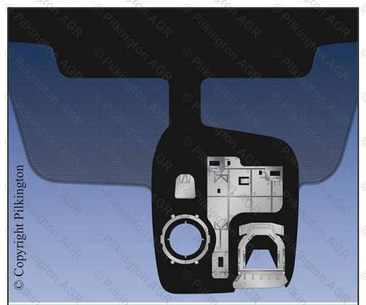 NISSAN QASHQAI P32S 2014-2018 Стекло лобовое акустическое, камера, Полный обогрев, ДД, Vin от Fuyao