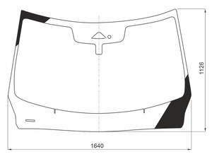 INFINITI QX60 (L51) 2021- / NISSAN PATHFINDER R53 2021- лобовое стекло, камера, датчик дождя, Head-Up Display, VIN от BENSON